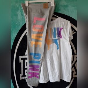 Vs Pink Legging Set